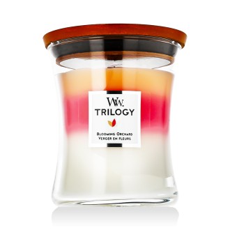 WoodWick Trilogy Medium Sanduhr-Kerzen Duftkerze Blooming Orchid 275 g