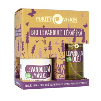 Reinheitsvision BIO Lavendel Pflegeset Lavendelöl 100 ml + Lavendelbutter 120 ml