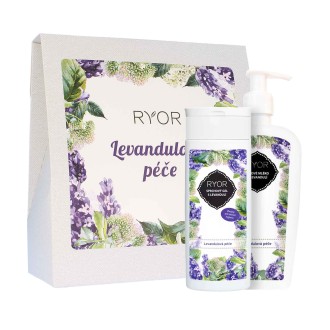 RYOR Lavendel Geschenkset Duschgel 200 ml + Körperlotion 300 ml