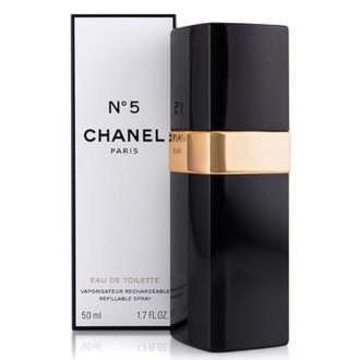 Chanel N°5 Eau de Toilette 50 ml für Frauen nachfüllbarer Flakon