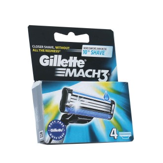 Gillette Mach3 Ersatzklingen 4 Stück für Männer