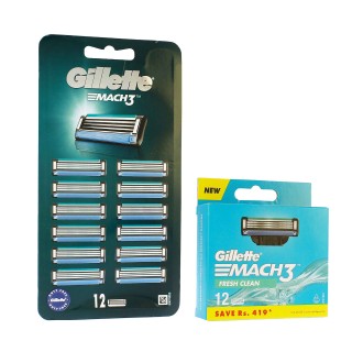 Gillette Mach3 Ersatzklingen 12 Stück für Männer