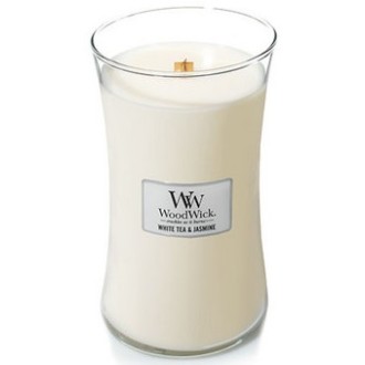 WoodWick White Tea & Jasmine Duftkerze mit Holzdocht 609,5 g