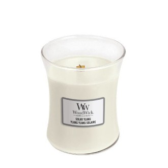WoodWick Solar Ylang Duftkerze mit Holzdocht 275 g