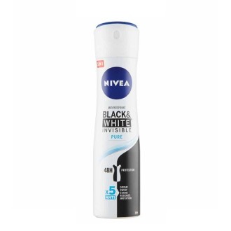 Nivea Invisible Black & White Pure Antitranspirant Spray 150 ml