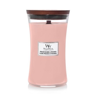 WoodWick Pressed Blooms & Patchouli Duftkerze mit Holzdocht 609,5 g