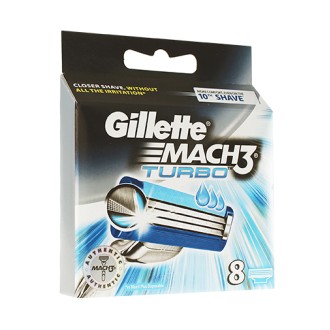 Gillette Mach3 Turbo Ersatzklingen 8 Stück für Männer