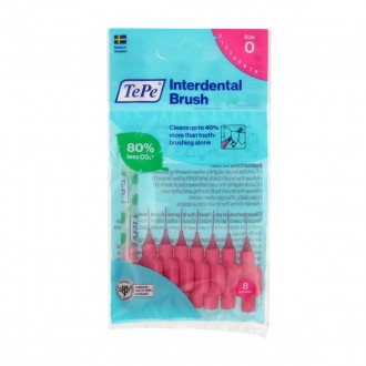 TePe Original Interdentalbürsten 0 rosa (0,4 mm) 8 Stück