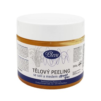 Pleva Exfoliating Body Scrub mit Honig und Salz (Zitronengras) 300 g