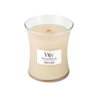 WoodWick Vanilla Bean Duftkerze mit Holzdocht 275 g