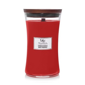 WoodWick Crimson Berries Duftkerze mit Holzdocht 609,5 g