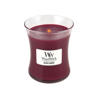 WoodWick Black Cherry Duftkerze mit Holzdocht 275 g