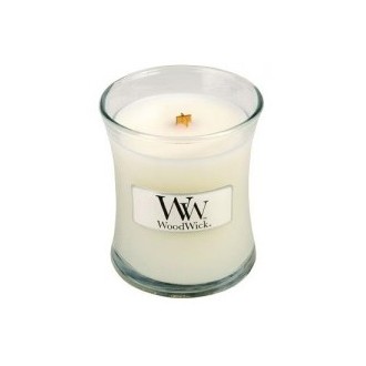 WoodWick White Tea & Jasmine Duftkerze mit Holzdocht 85 g