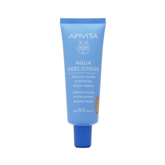 Apivita Aqua Beelicious Fluid Cream getönte Feuchtigkeitscreme SPF 30 40 ml