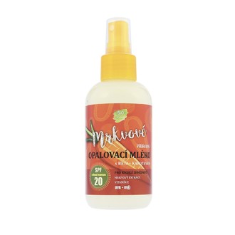 Vivaco 100% natürliche Sonnenschutzlotion mit Karottenextrakt SPF 20 150 ml