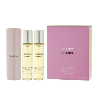 Chanel Chance EDT nachfüllbar 20 ml + EDT-Nachfüllpackung 2 x 20 ml W