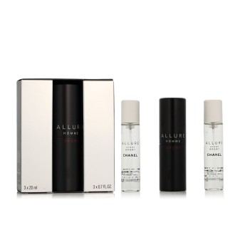 Chanel Allure Homme Sport EDT nachfüllbar 20 ml + EDT-Nachfüllpackung 2 x 20 ml M