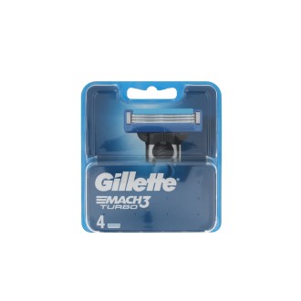 Gillette Mach3 Turbo Ersatzklinge 4 Stück