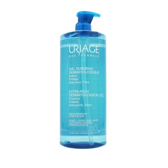 URIAGE Eau Thermale Extra-Rich Dermatological Gel Reinigungsgel für Gesicht und Körper 1 l