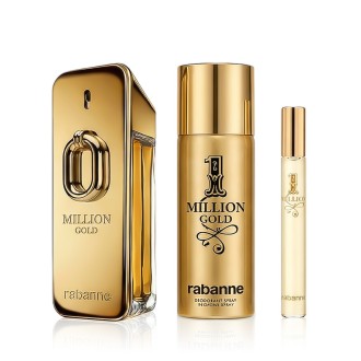 Rabanne Million Gold EDP Intense 100 ml + EDT MINI 1 Million 10 ml + DEO in Spray 1 Million 150 ml M