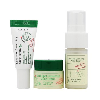 AXIS-Y The Mini Glow Trio Geschenkset Toning Mist 12 ml + Brightening Serum 5 ml + Corrective Gel Cream 5 ml