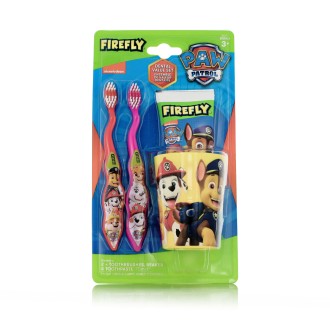 Nickelodeon Firefly Paw Patrol Dental Set Soft 3+ (Rot und Rosa)
